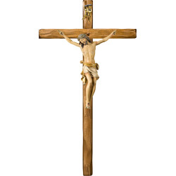 Cristo Pisa en cruz recta